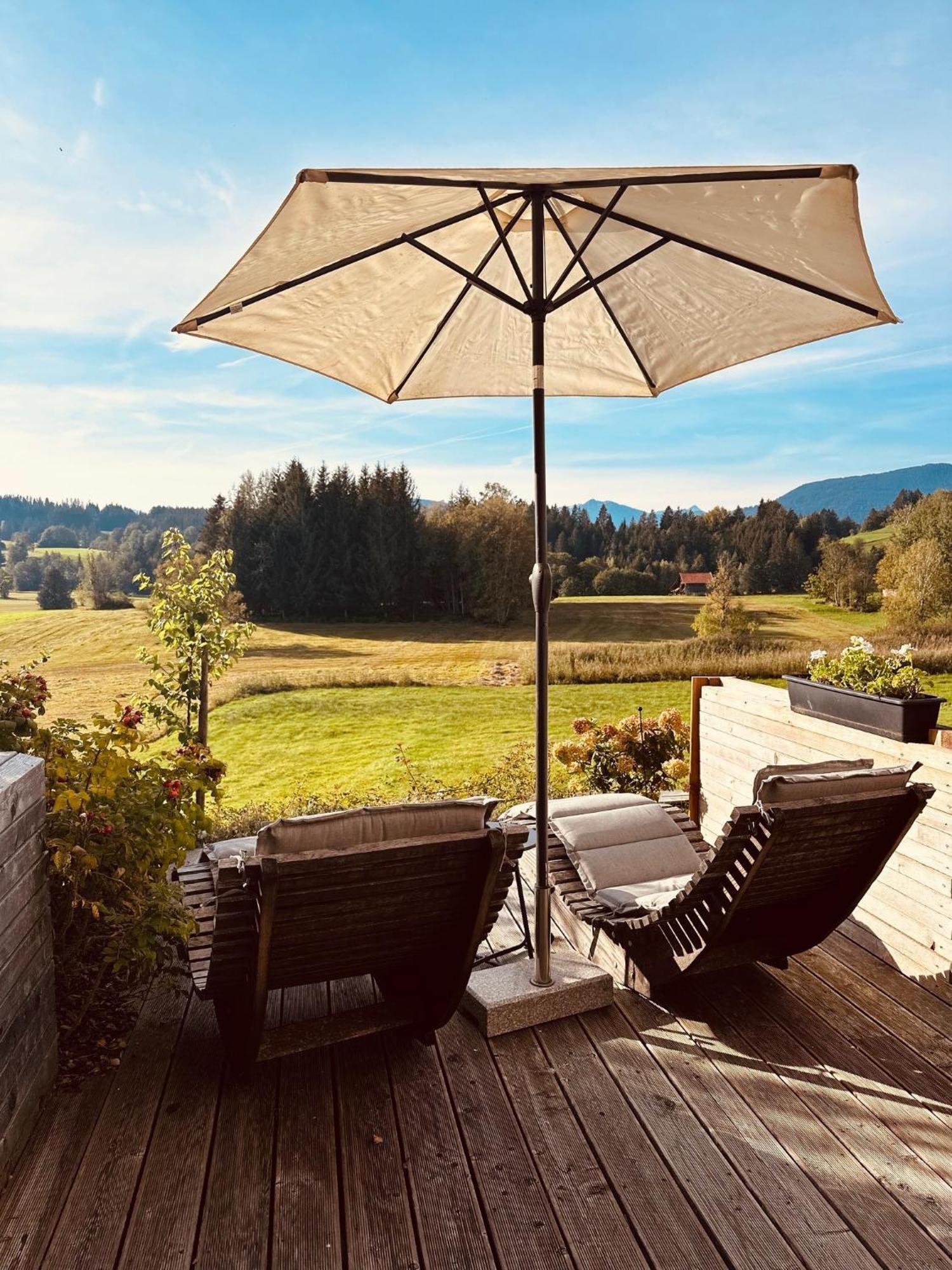 Alpen Wohlfuehlquartier Villa Bayersoien Buitenkant foto
